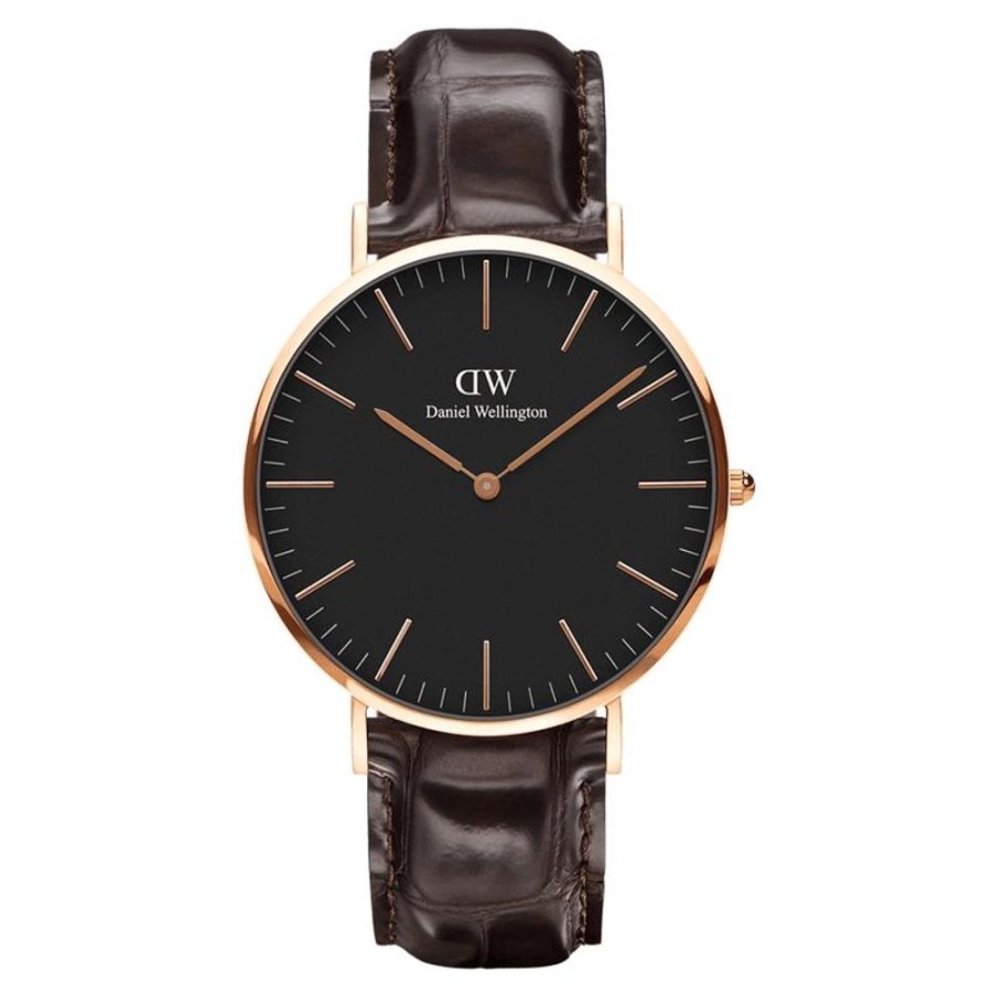 Watches Daniel Wellington | Classic 40Mm York Black Dial Watch