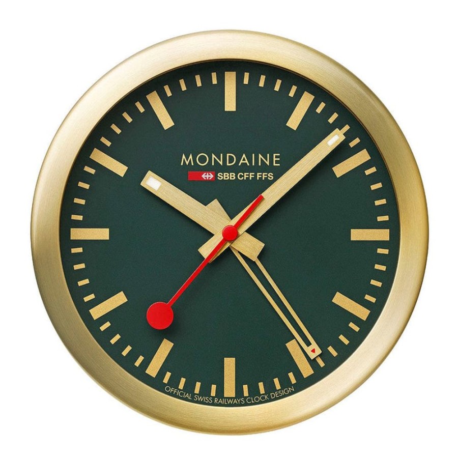 Watches Mondaine | Forest Green Table And Alarm Clock