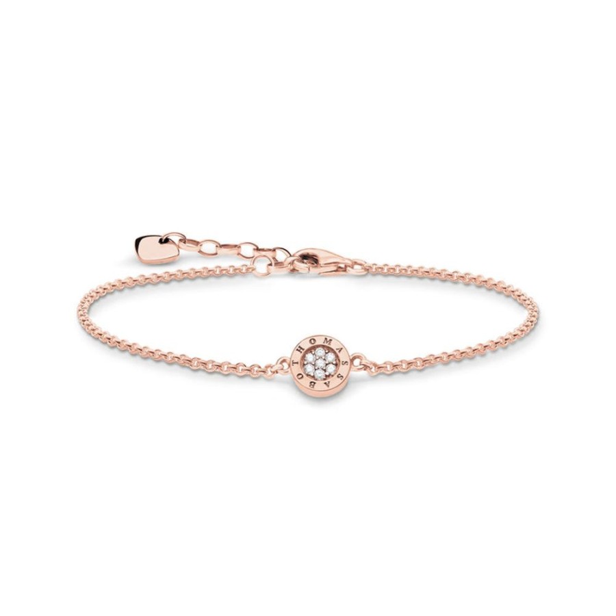 Jewellery Thomas Sabo | Bracelet Classic Pave Rose Gold