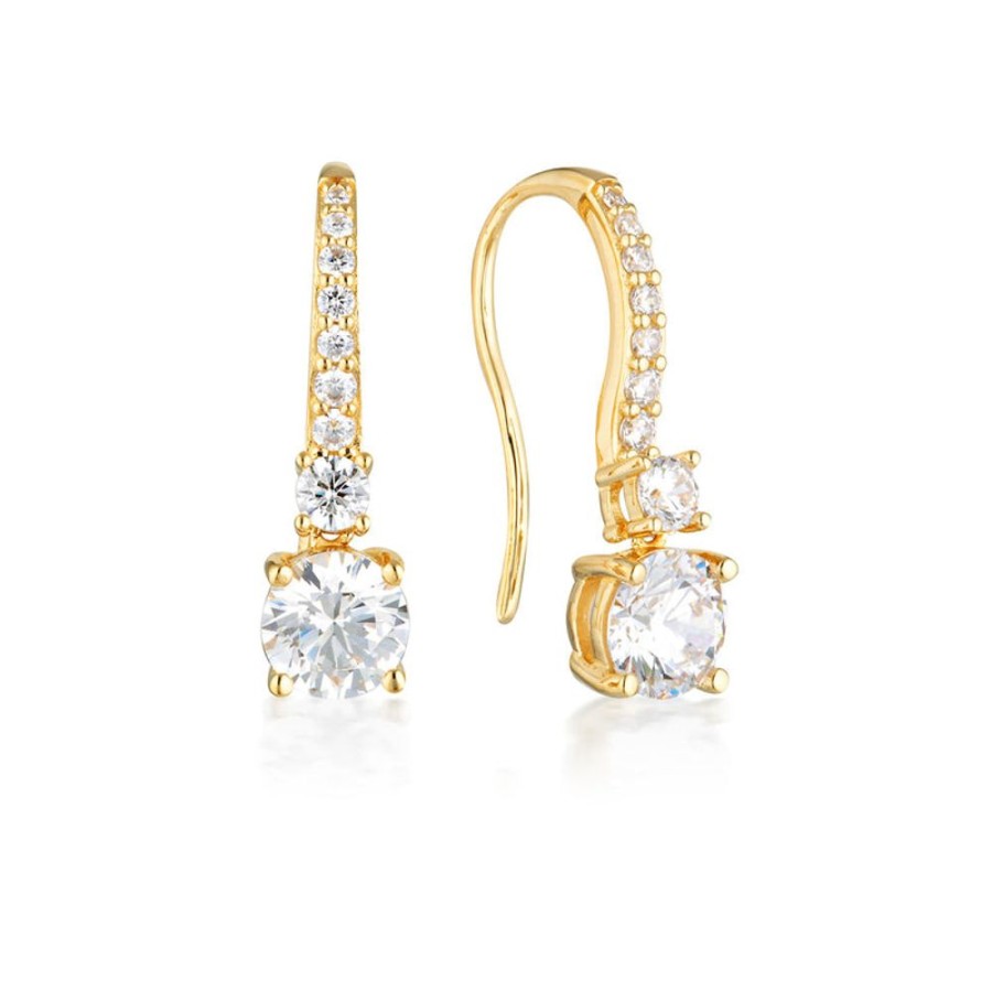 Jewellery Georgini | Georgini Iconic Bridal Daphne Earrings Gold