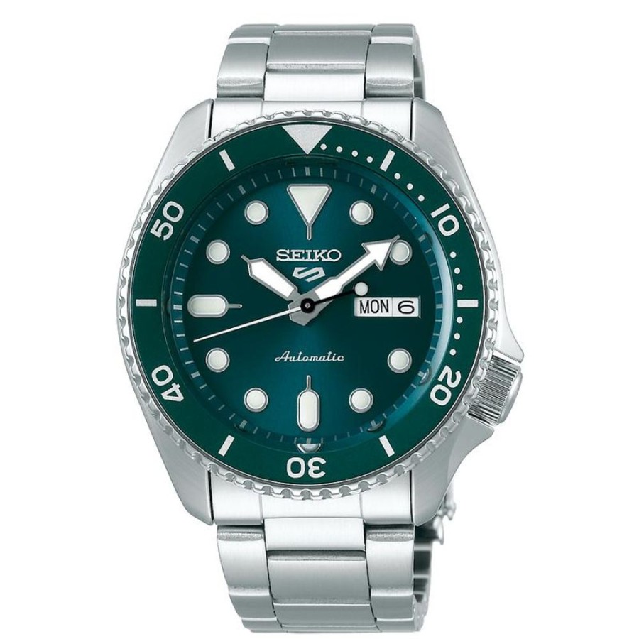 Watches Seiko | Sports Automatic Green Dial Watch