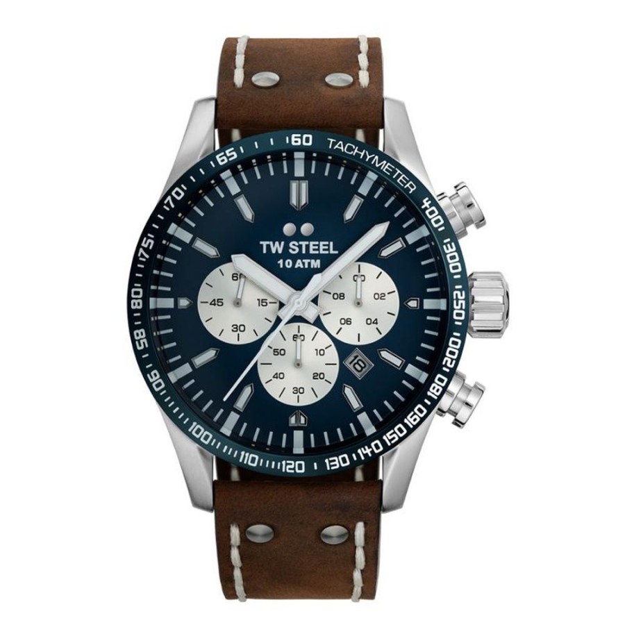 Watches TW Steel | Volante Sports 48Mm Blue Dial