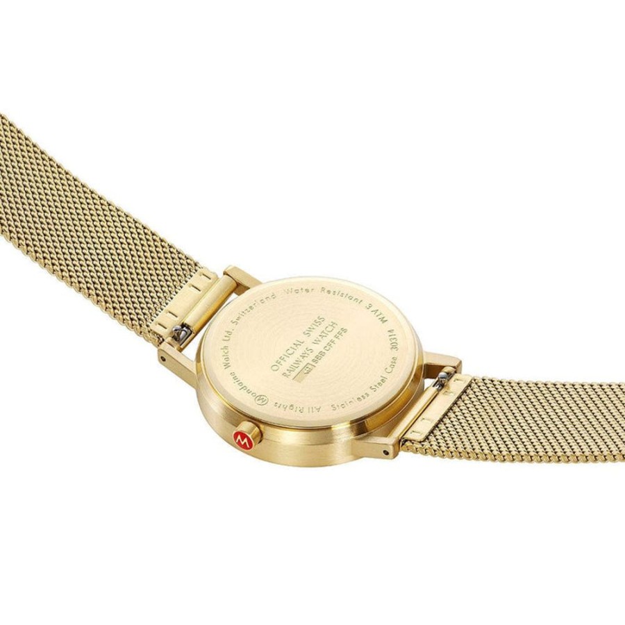 Watches Mondaine | Classic Forest Green Stainless Steel Watch