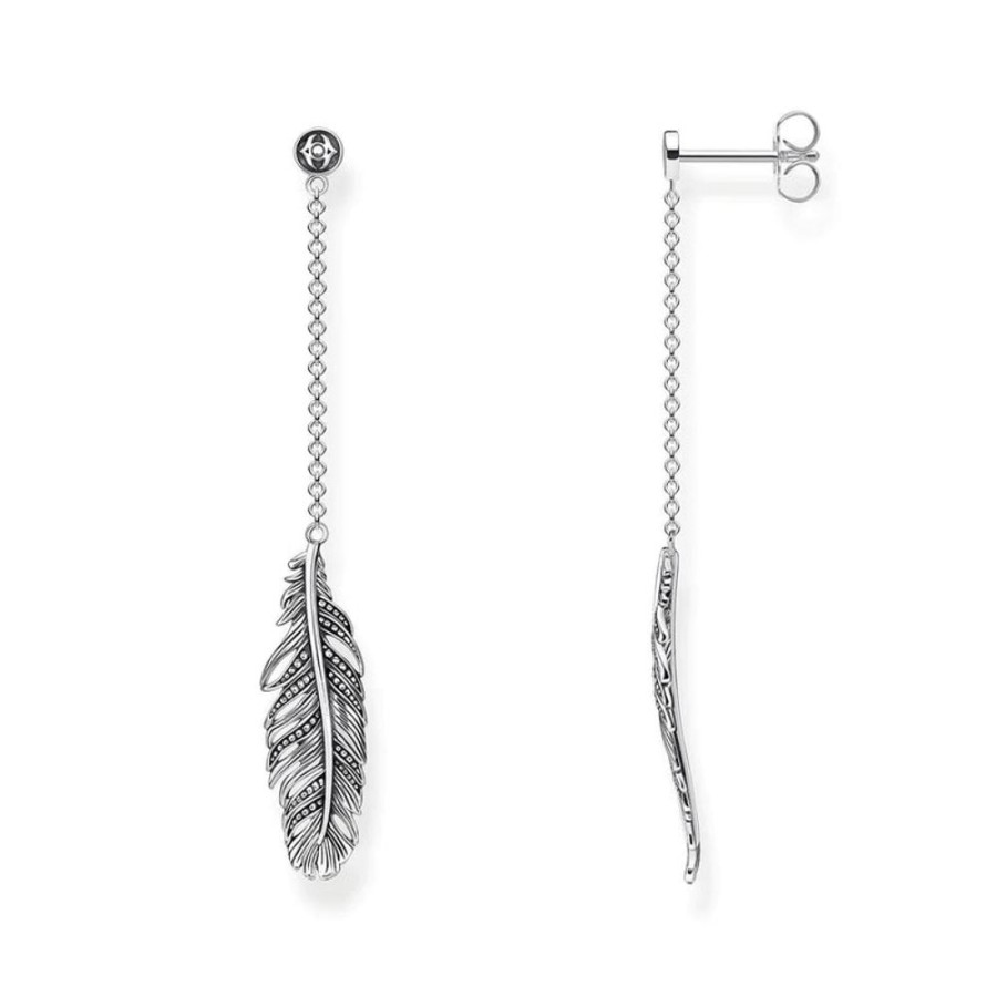 Jewellery Thomas Sabo Jewellery | Thomas Sabo Earrings Feather