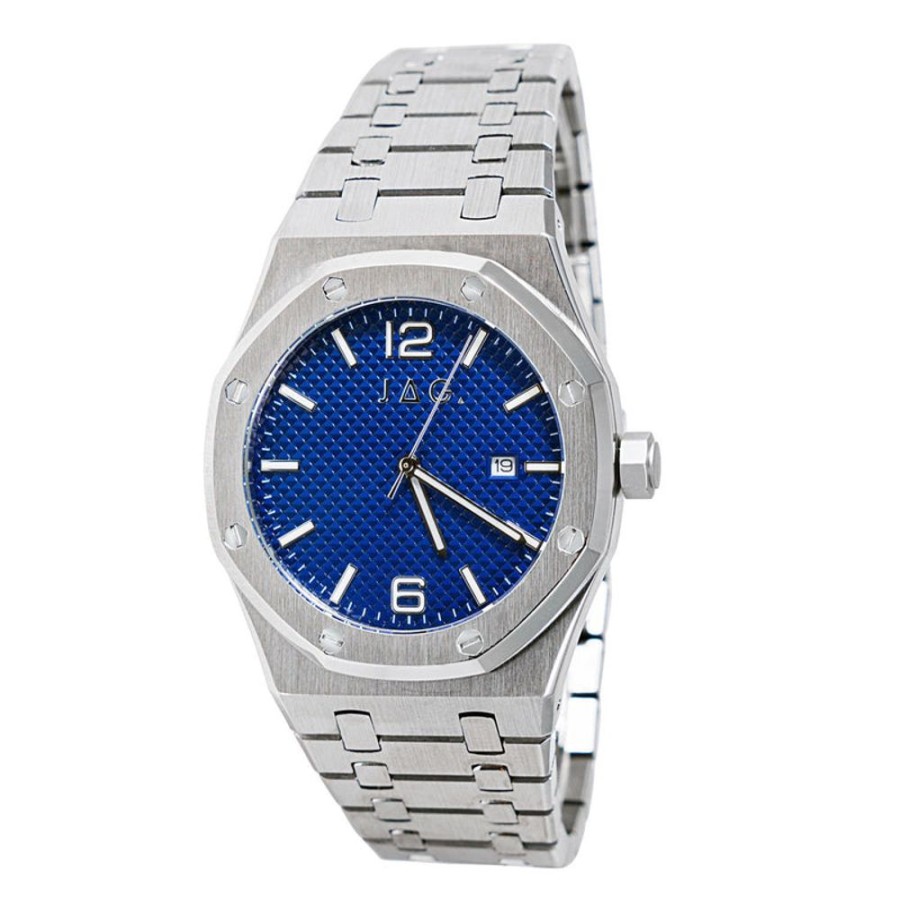 Watches Jag | Brighton Blue Dial 41Mm Watch