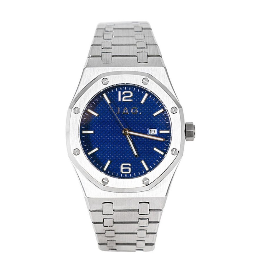 Watches Jag | Brighton Blue Dial 41Mm Watch