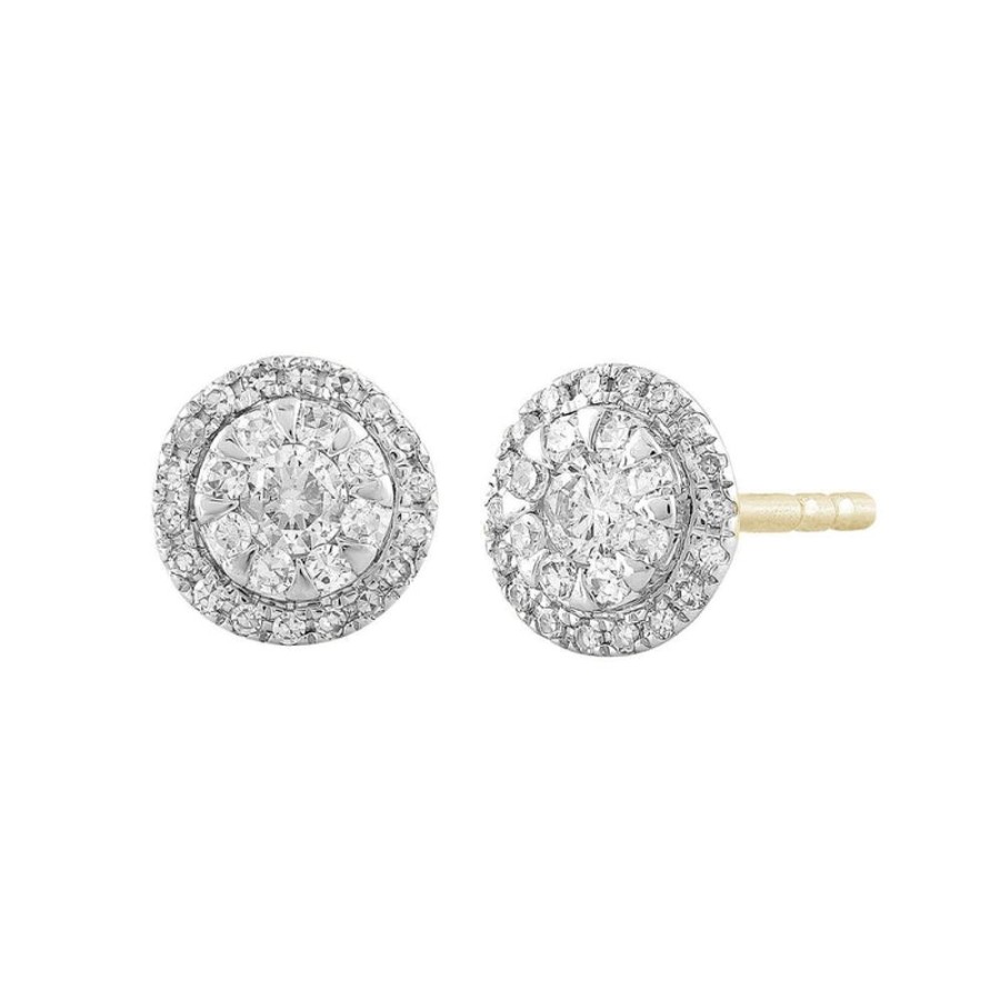 Jewellery Diamonds by WD | Stud Earrings With 0.25Ct Diamonds In 9K Gold