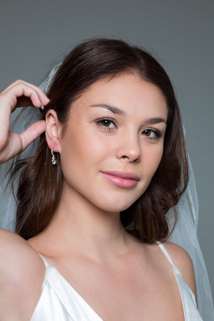 Jewellery Georgini | Georgini Iconic Bridal Daphne Earrings Silver