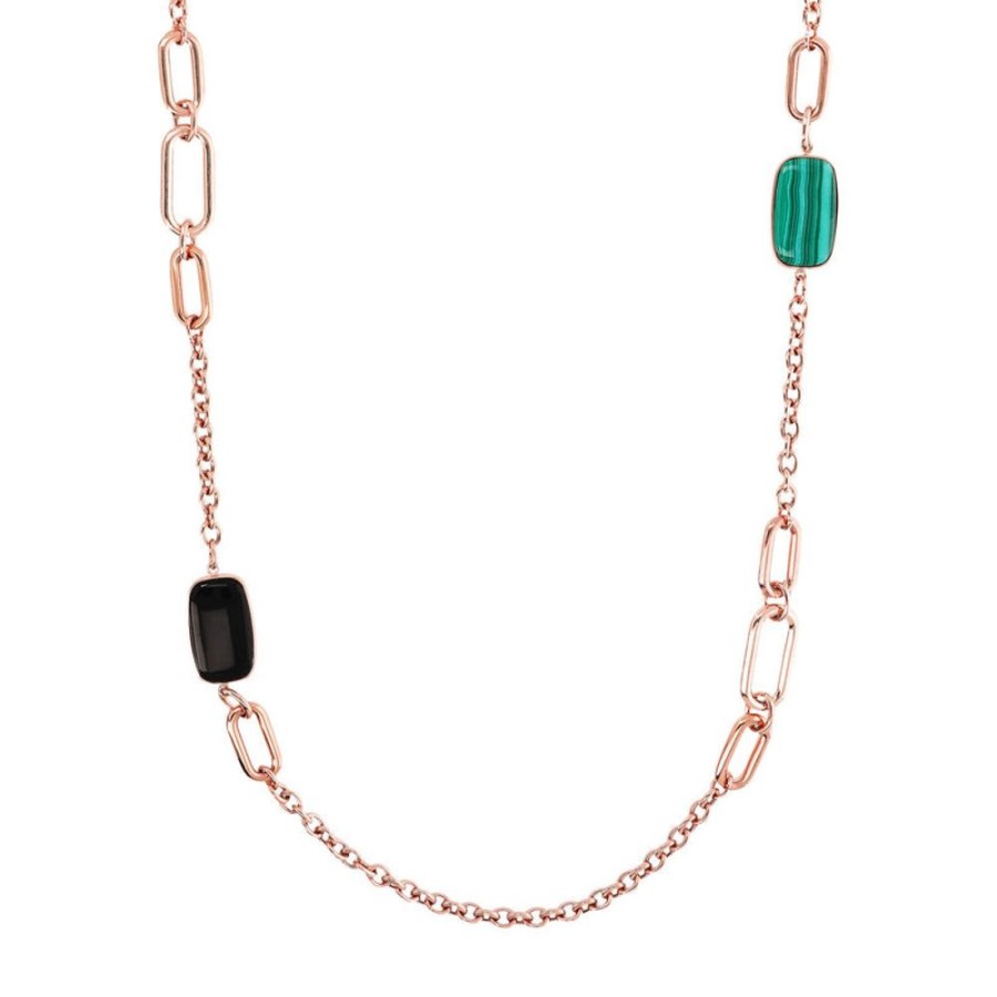 Jewellery Bronzallure | Alba Black Onyx Necklace