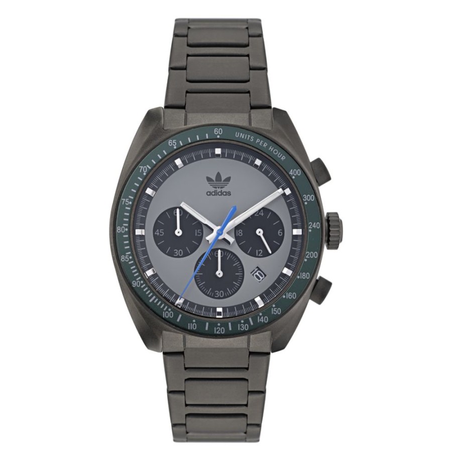 Watches Adidas | Edition One Chronograph Gunmetal Dial Watch