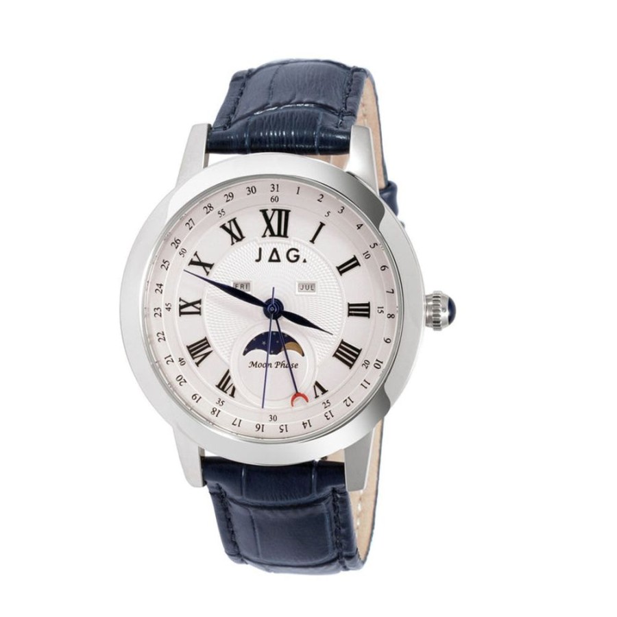 Watches Jag | Mosman Silver Dial 42Mm Watch