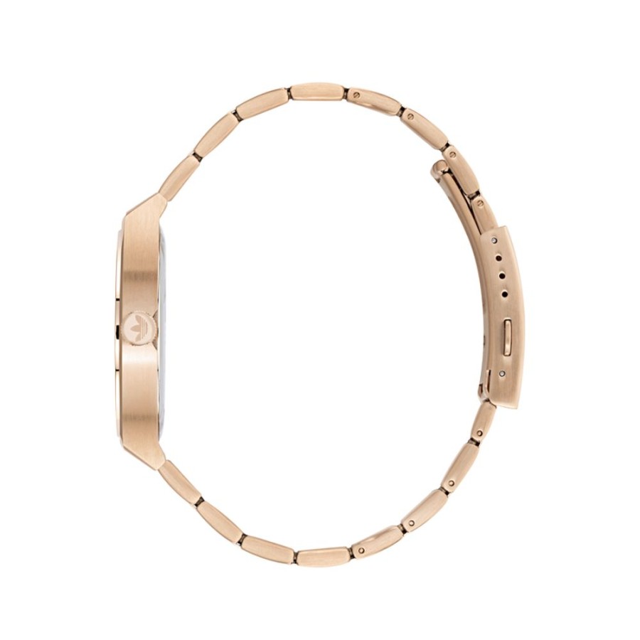 Watches Adidas | Code Two 38Mm Rose Gold Dial Watch