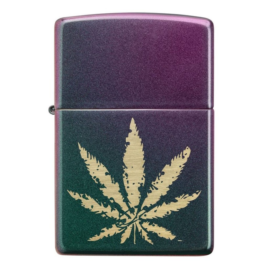 Accessories Zippo | Iridescent Leaf Lighter