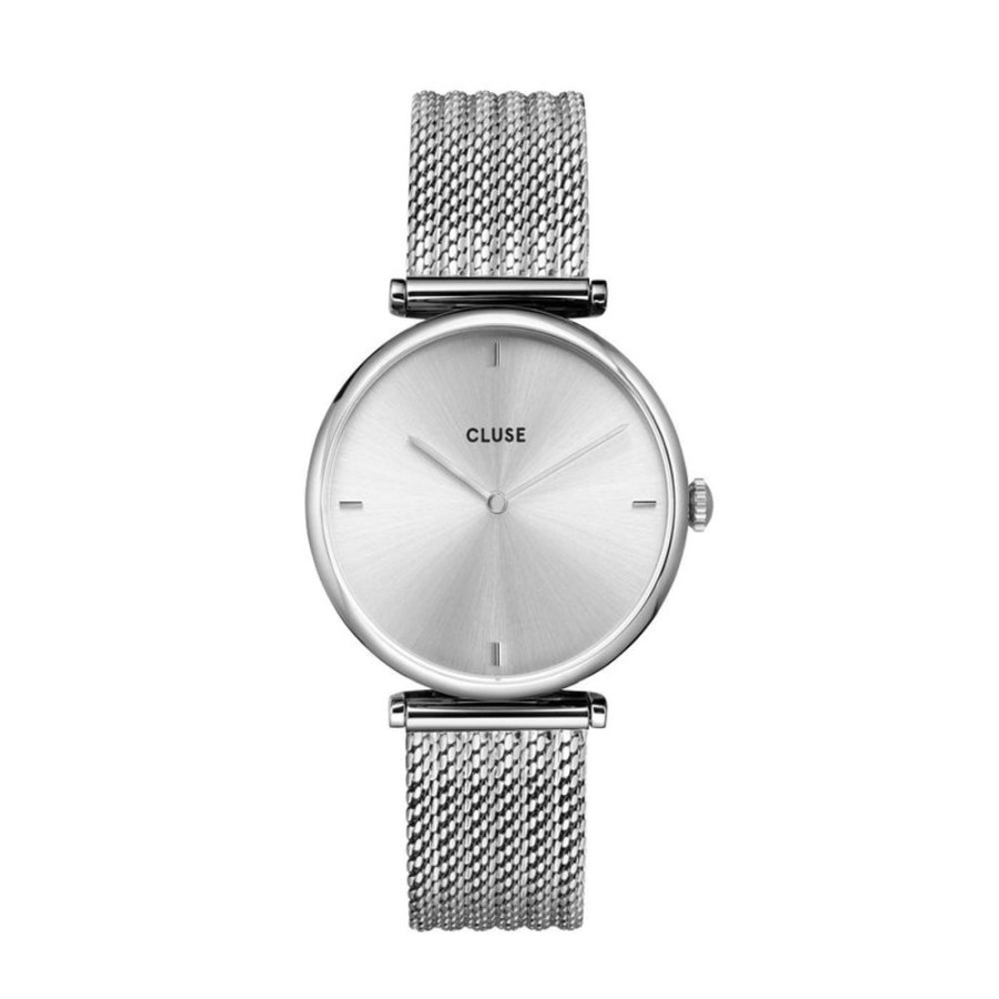 Watches Cluse | Cluse Triomphe Full Silver Mesh