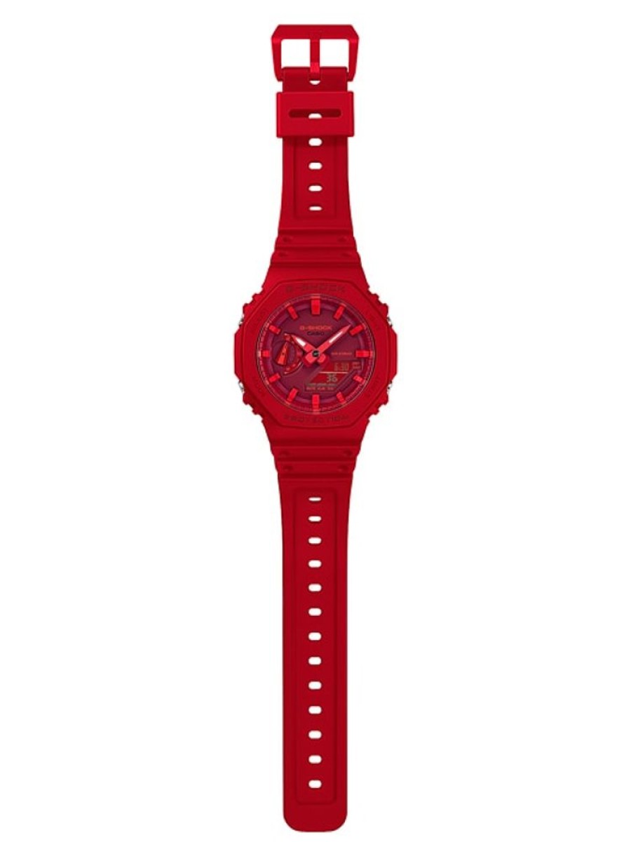 Watches G-Shock | Casio Red Carbon Core Guard