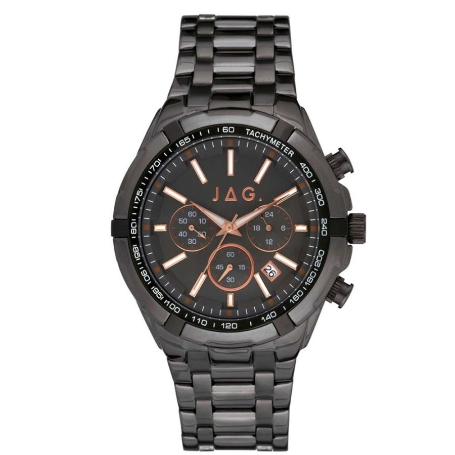 Watches Jag | Boss Gunmetal Dial 46Mm Watch