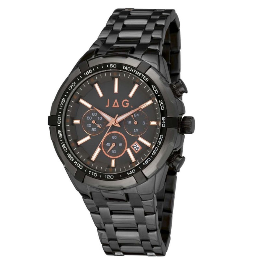 Watches Jag | Boss Gunmetal Dial 46Mm Watch