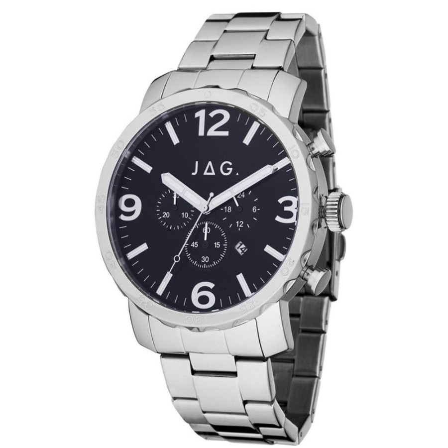 Watches Jag | Flynn Blue Dial 50Mm Watch