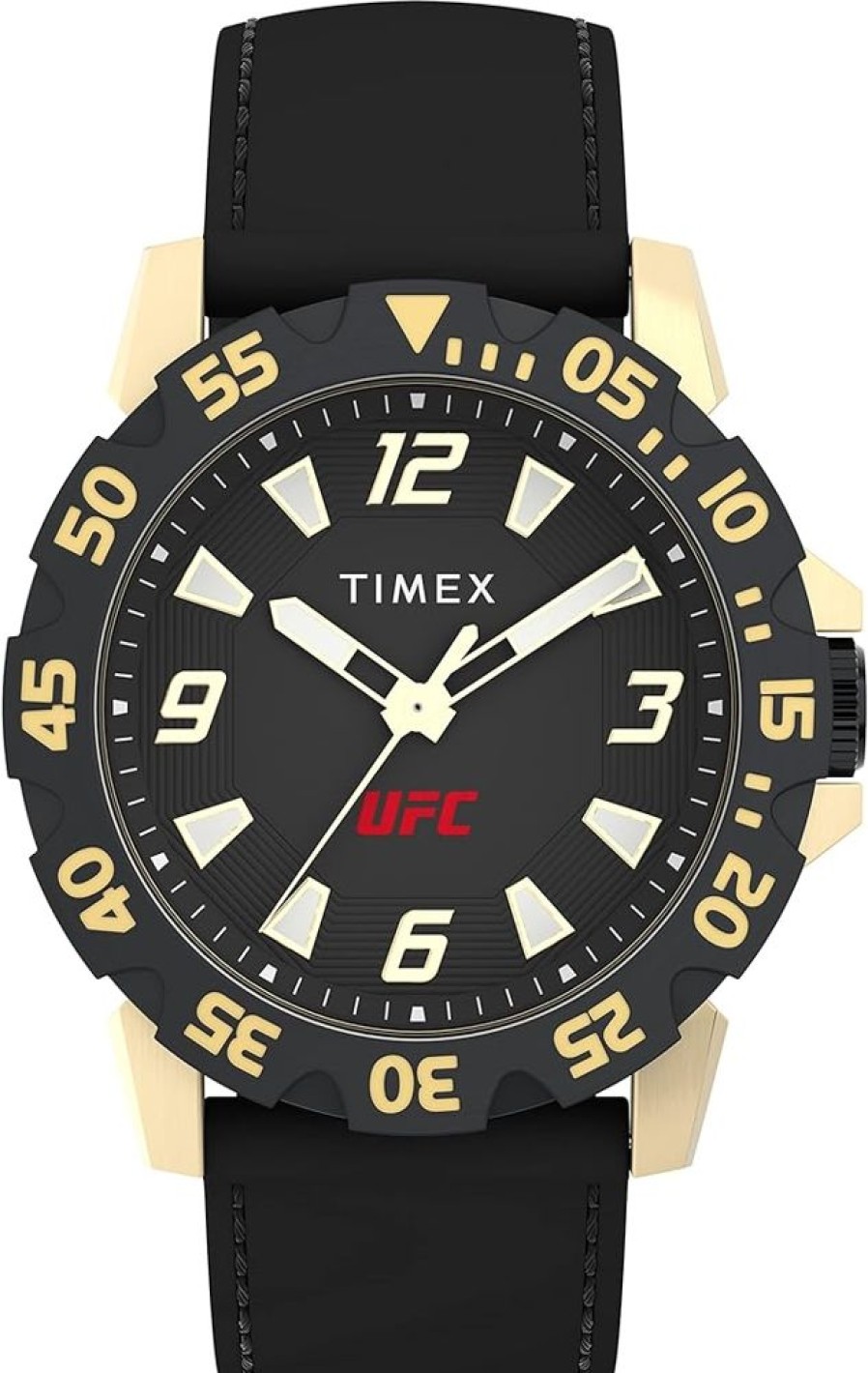 Watches Timex | Ufc Street Champ 42Mm Silicone Strap Watch