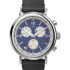 Watches Timex | Standard Chronograph 41Mm Eco-Friendly Leather Strap Watch