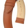 Accessories HIRSCH | Hirsch Kent L High Quality Brown Leather Band