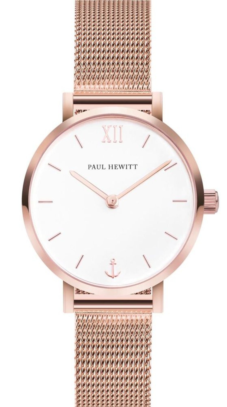 Watches Paul Hewitt | Modest White Sand Rg Mesh Watch