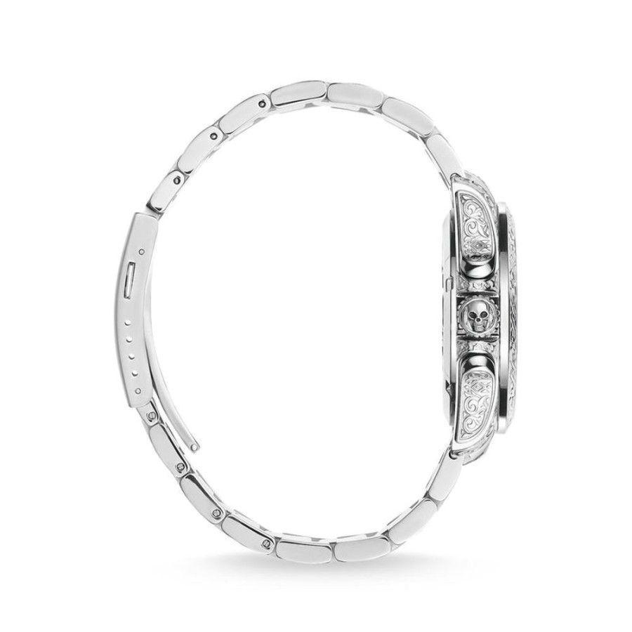 Watches Thomas Sabo | Thomas Sabo Men'S Watch Rebel At Heart Chronograph Silver