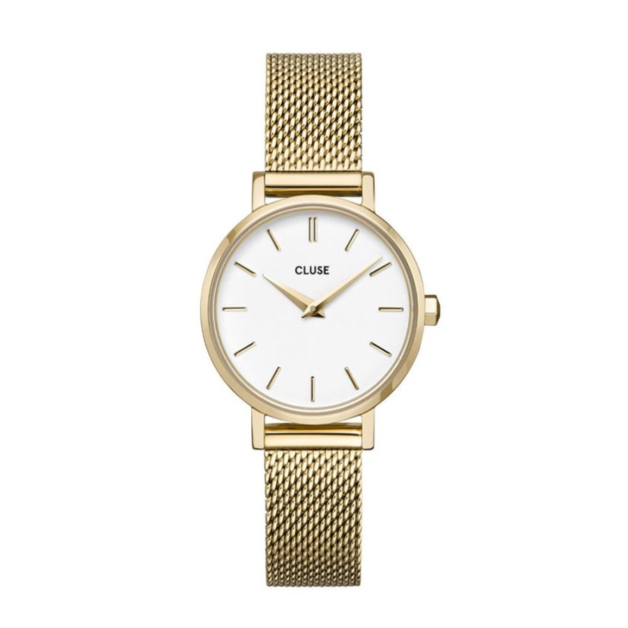 Watches Cluse | Cluse Boho Chic Petite Mesh Gold Watch