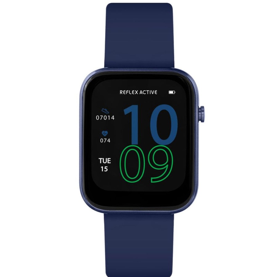 Watches Reflex Active | Series 12 Navy Silicone Smartwatch