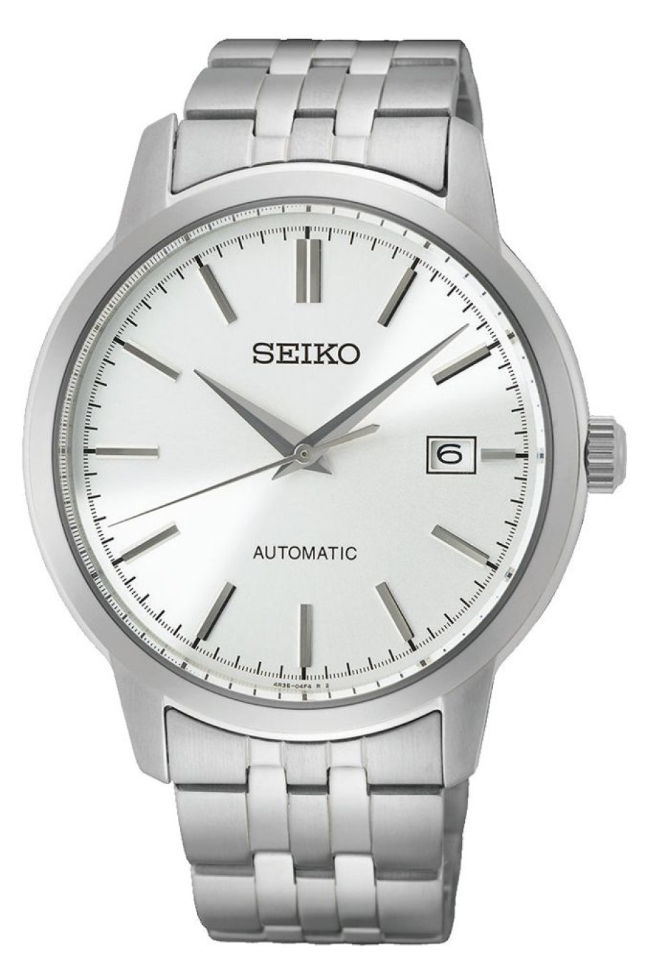 Watches Seiko | Essentials Automatic 100M Silver Dial