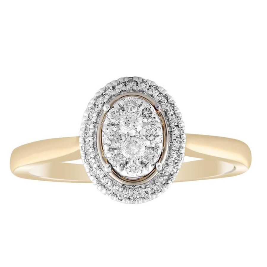 Jewellery Diamonds by WD | Ring With 0.25Ct Diamond In 9K Yellow Gold