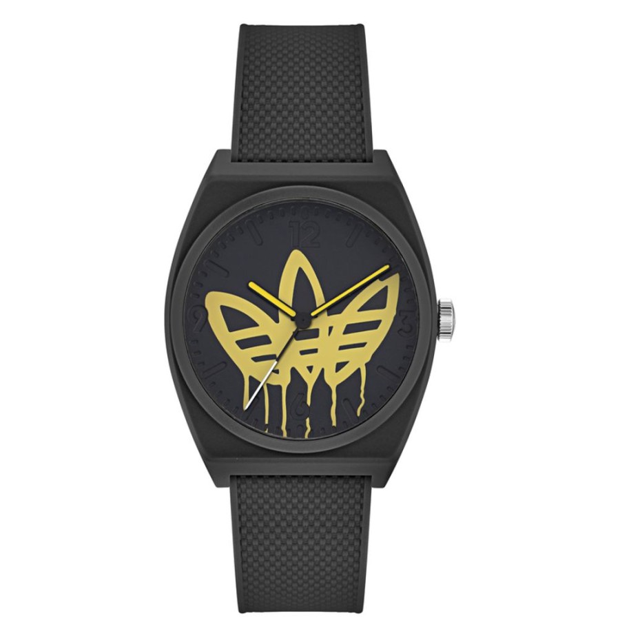 Watches Adidas | Project Two 38 Black Resin Watch