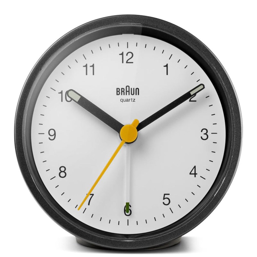 Watches Braun | Classic Analogue Alarm Clock White