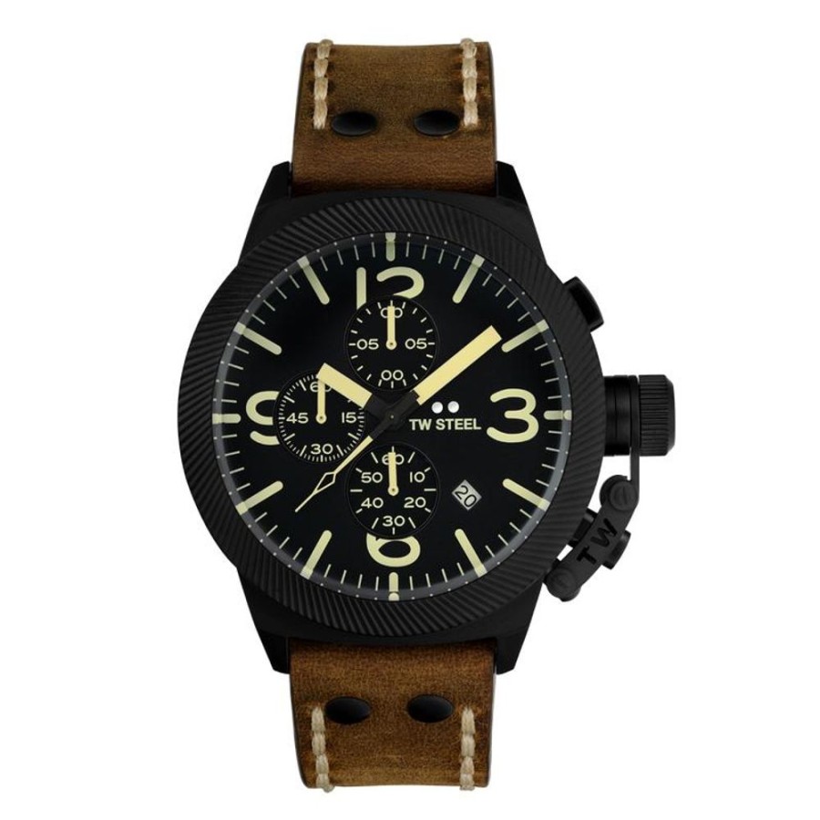 Watches TW Steel | Canteen 45Mm Black Dial