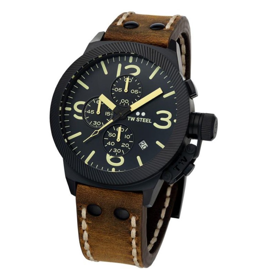 Watches TW Steel | Canteen 45Mm Black Dial