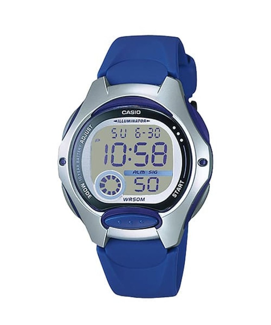 Watches Casio | Digital Blue Resin Band Watch