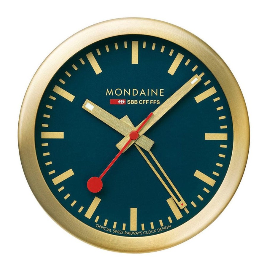 Watches Watch Direct Australia | Mondaine Deepest Blue Table And Alarm Clock