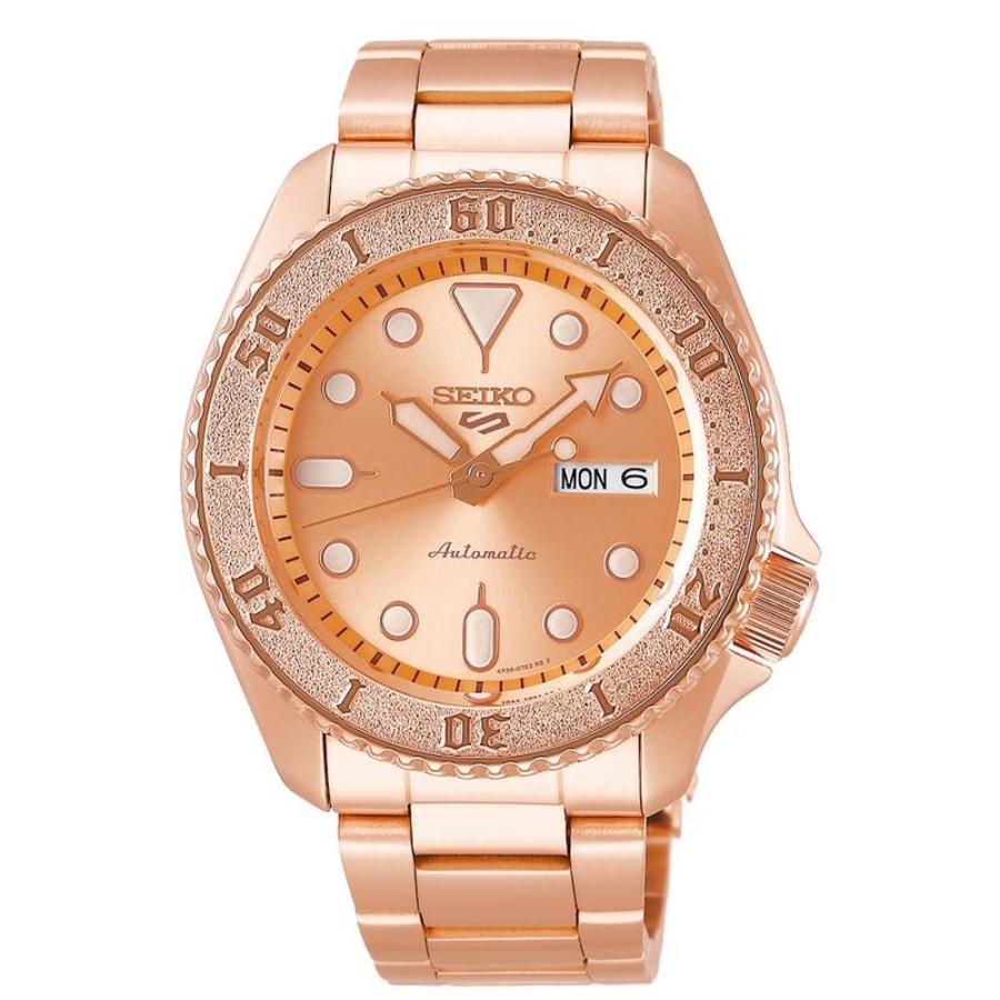 Watches Seiko | 5 Sports Automatic Rose Gold Tone Watch