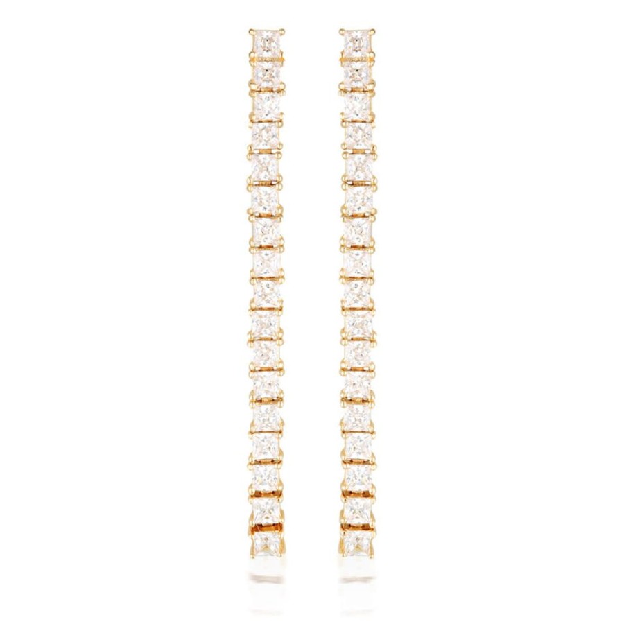 Jewellery Georgini | Georgini Iconic Bridal Vera Earrings Gold