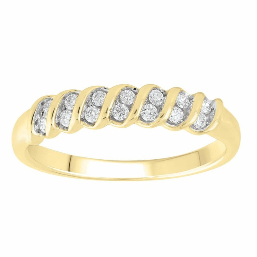 Jewellery Diamonds by WD | Ring With 0.15Ct Diamonds In 9K Yellow Gold