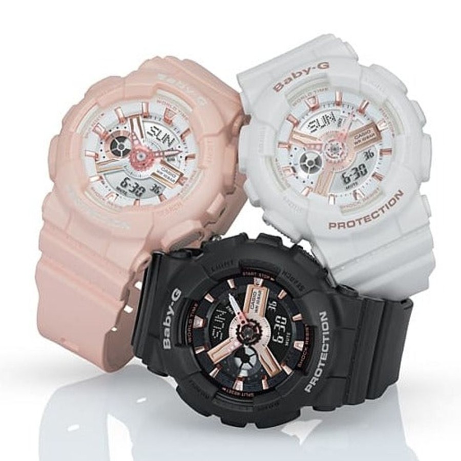 Watches G-Shock | Baby-G Duo Rose Gold Accent