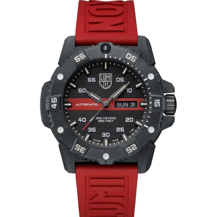 Watches Luminox | Master Carbon Black Dial Watch