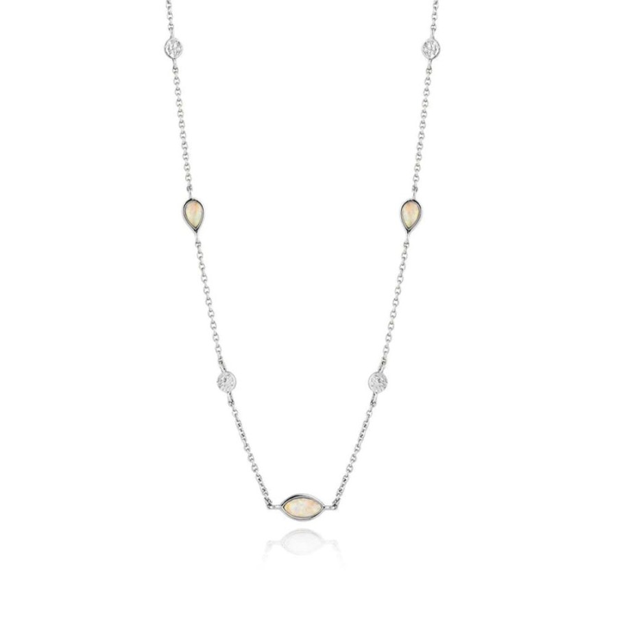 Jewellery Ania Haie | Opal Colour Necklace - Silver