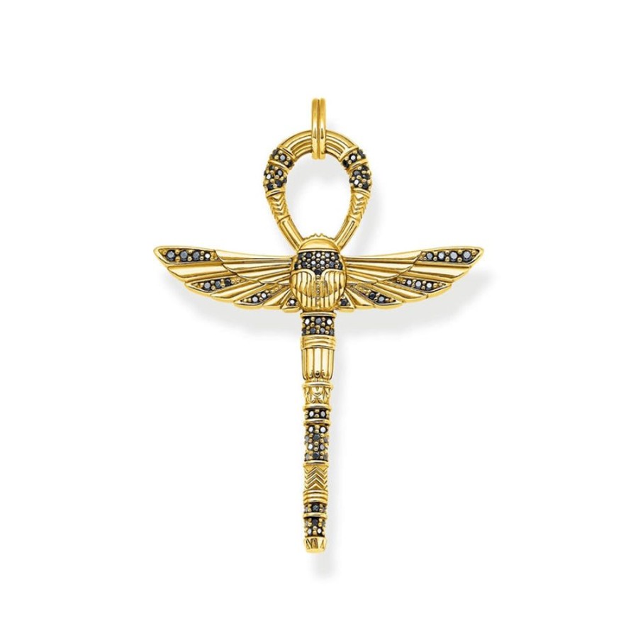 Jewellery Thomas Sabo | Thomas Sabo Pendant Egyptian Cross Of Life Gold