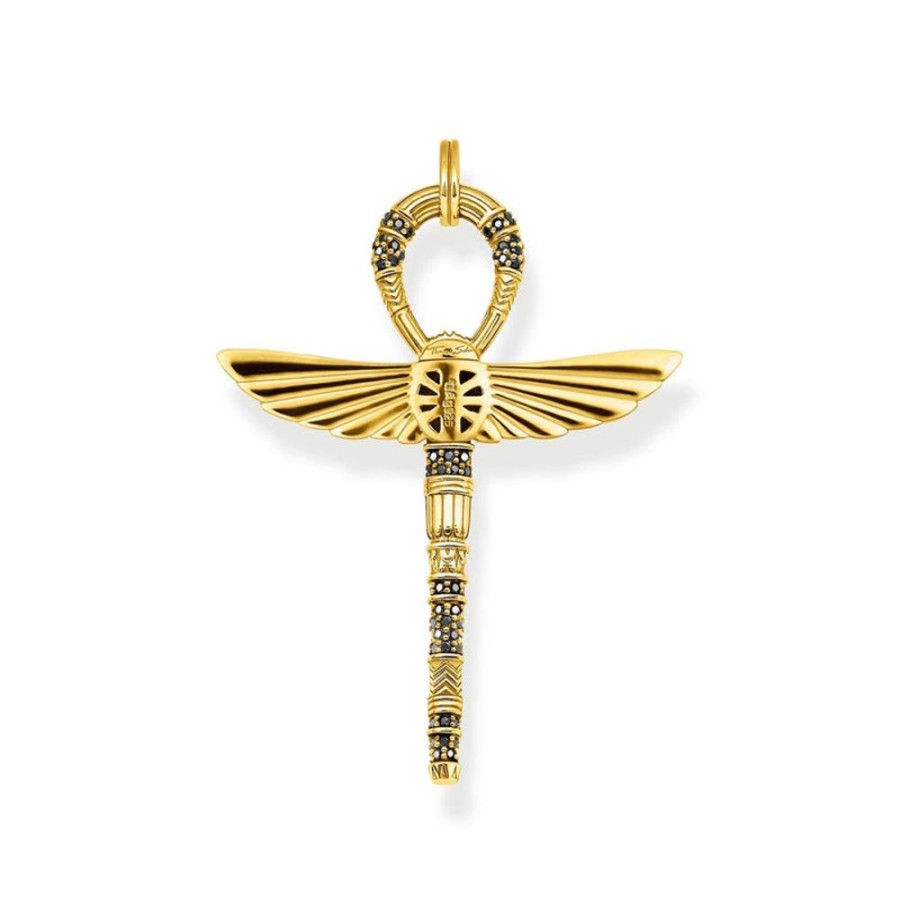 Jewellery Thomas Sabo | Thomas Sabo Pendant Egyptian Cross Of Life Gold