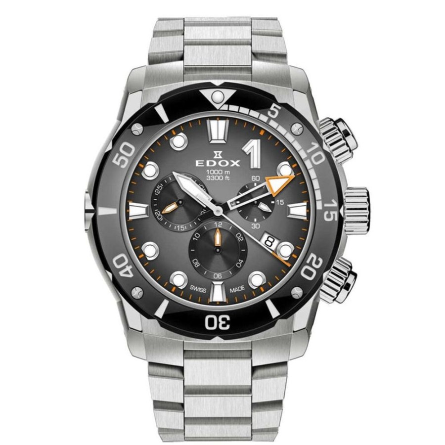 Watches Edox | Co-1 Men'S Chronograph Watch