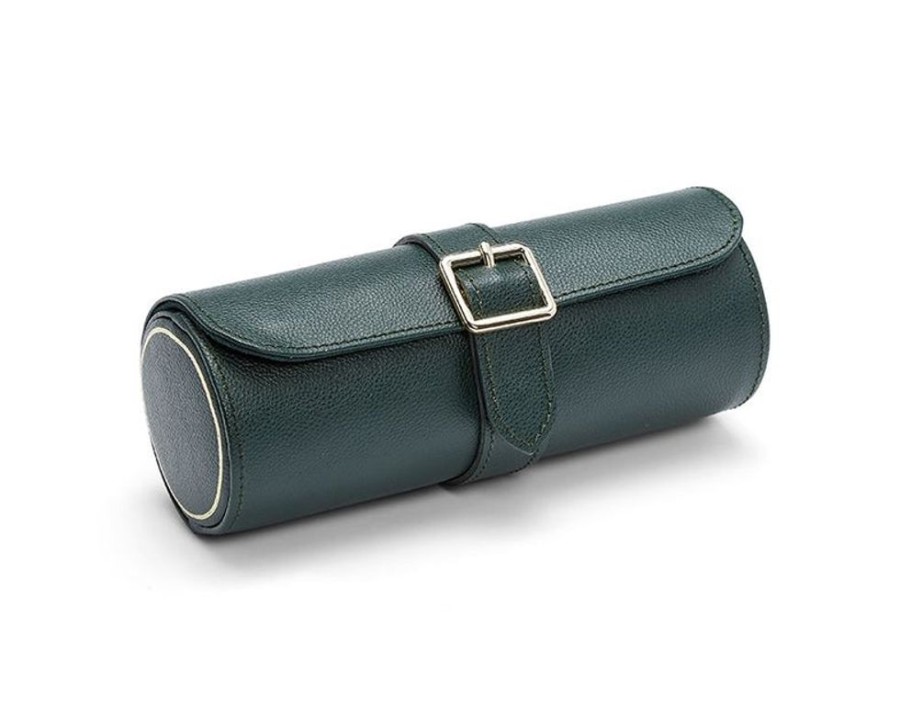 Accessories Wolf | British Racing Green Triplee Watch Roll