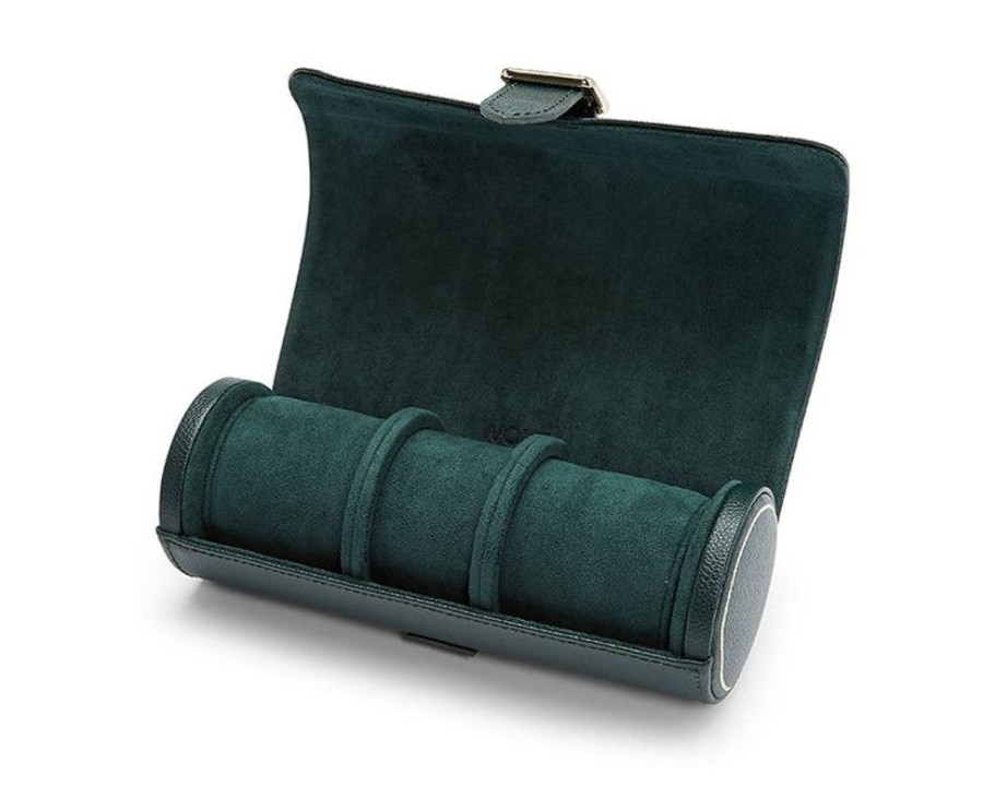 Accessories Wolf | British Racing Green Triplee Watch Roll