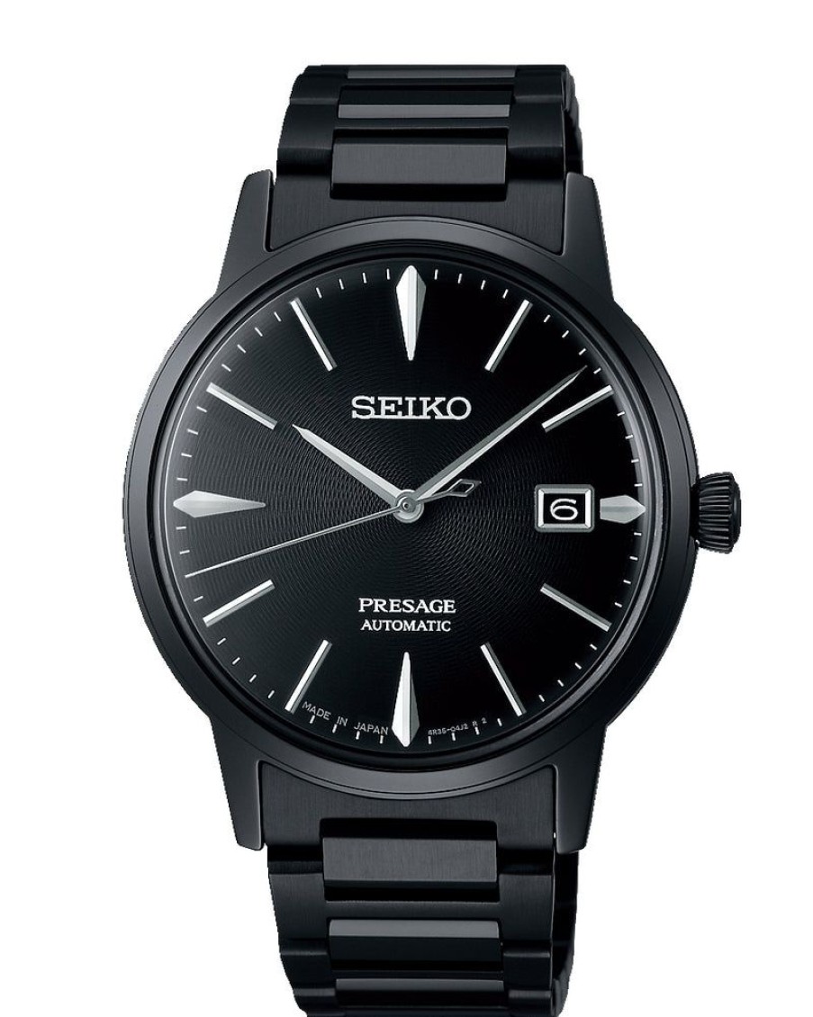 Watches Seiko | Presage Cocktail Time Automatic 50M Black Dial