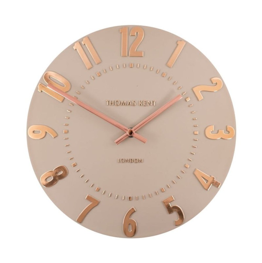 Clocks Thomas Kent | Mulberry Wall Clock Rose Gold 30Cm